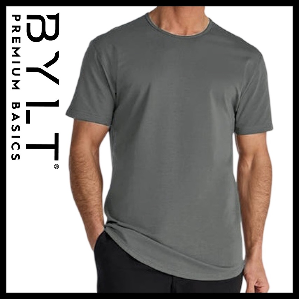 BYLT Men’s Premium Basics Drop-Cut SS LUX Luxury T-Shirt Size (XL) NEW with Tags
